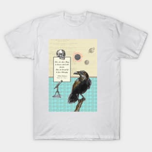 Crow artwork - Shakespeare Quote T-Shirt